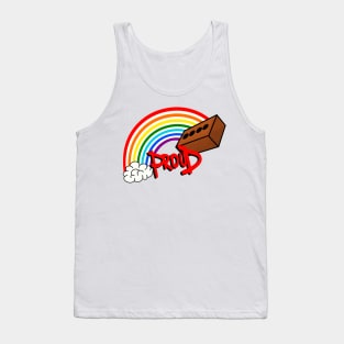 Proud - Brick Rainbow Tank Top